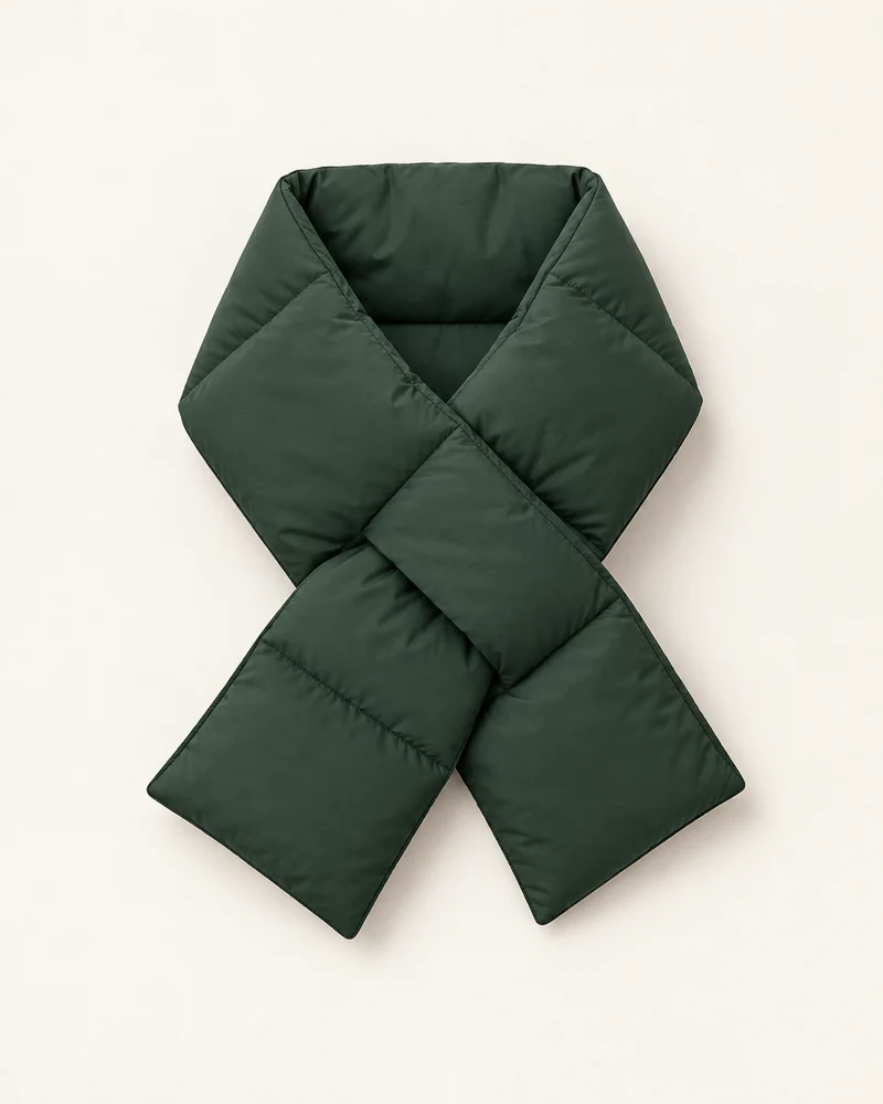 Pine Down Neck Wrap, Pine, front view