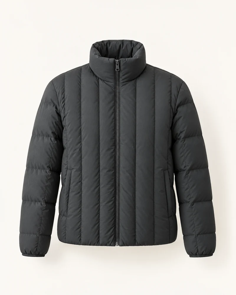 Winterline Zip Jacket, Charcoal, front view